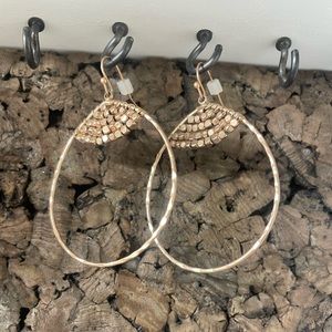 Metal Drop Earring